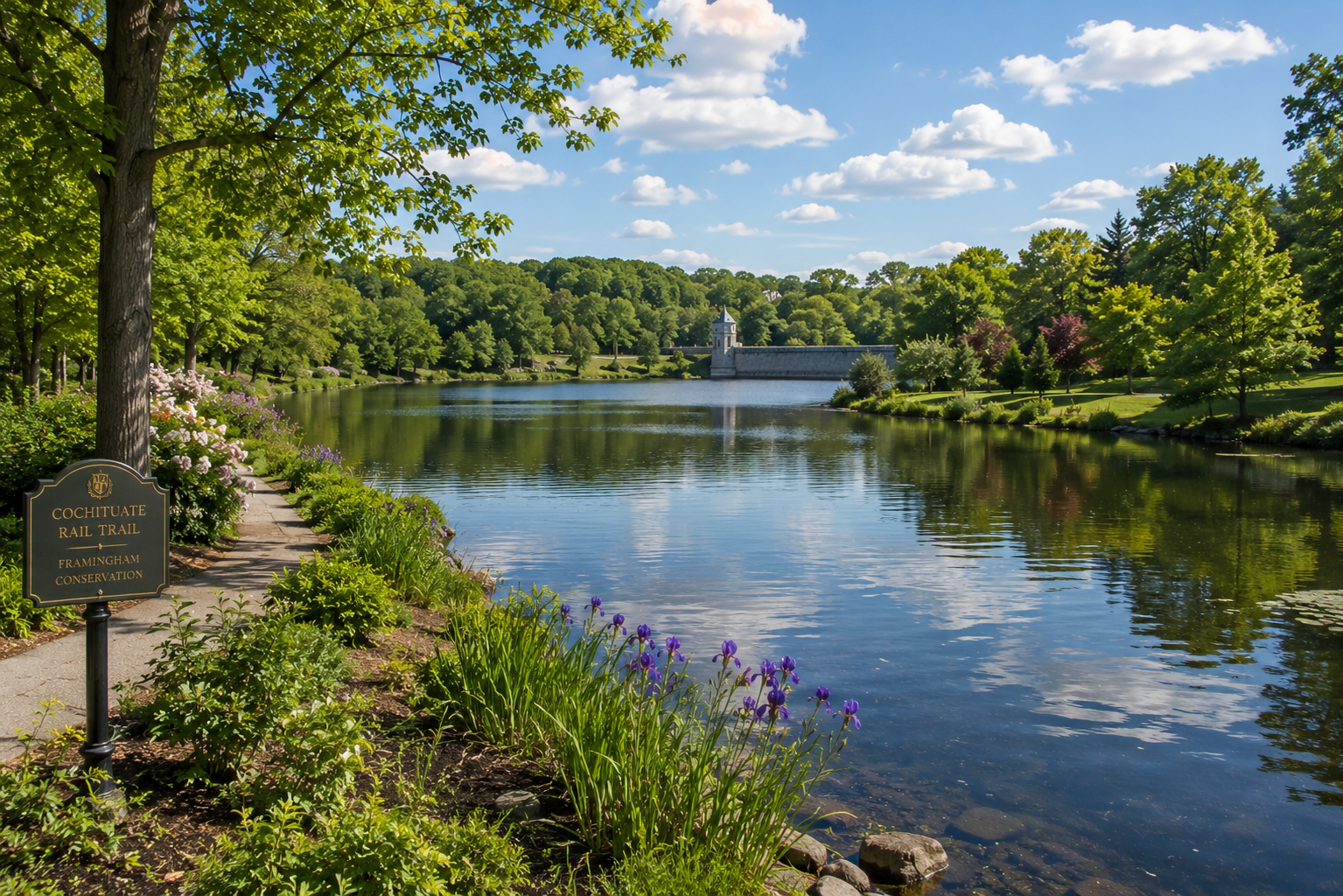 Reservoir in Framingham, MA