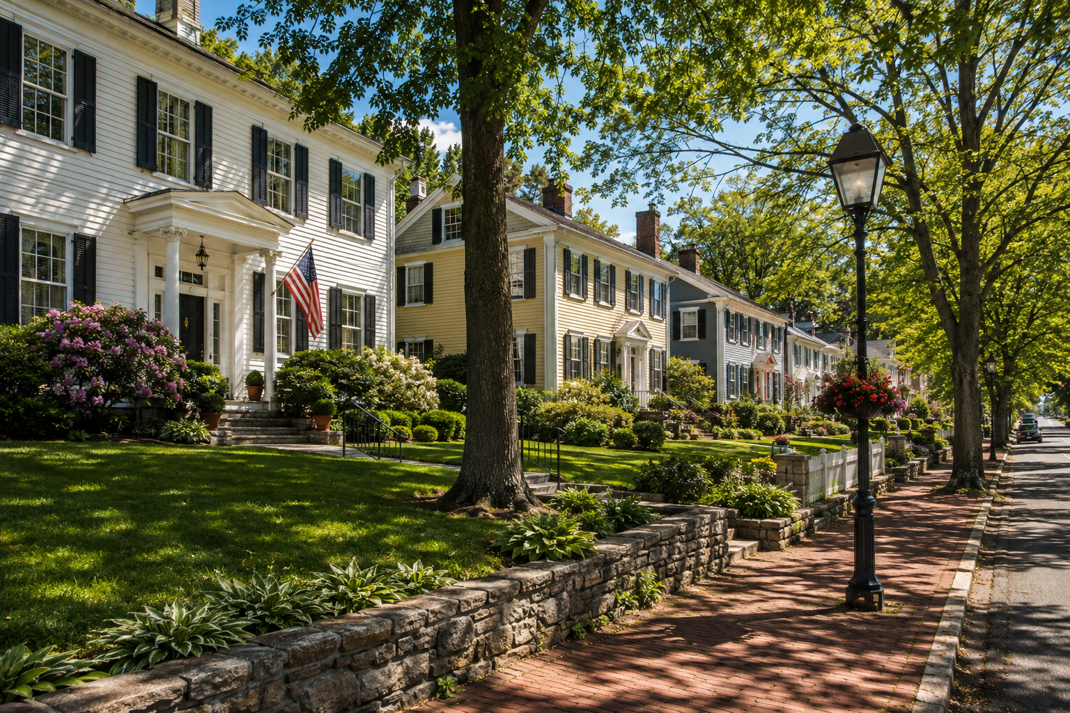 Historic homes in Natick, MA